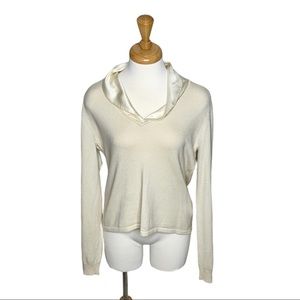 Ralph Lauren Silk Cashmere Cream Sweater Size L